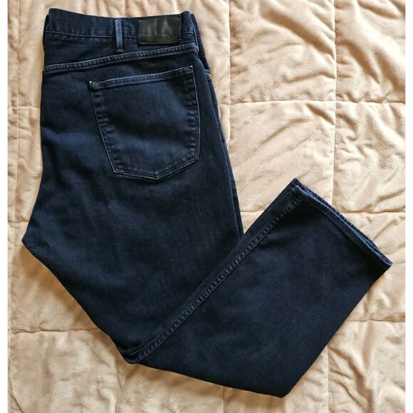 Polo Ralph Lauren Black Label Mens Straight Fit Stretch Jeans 42 x 30 Dark Wash - Picture 8 of 8